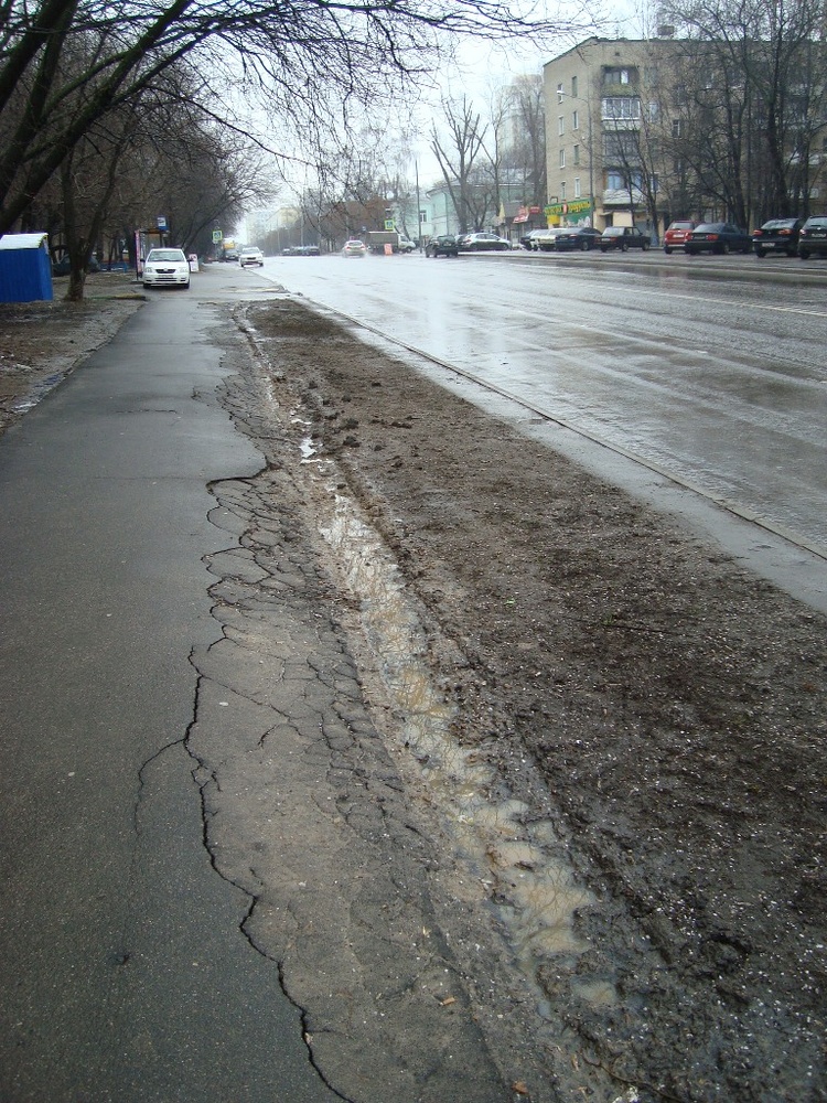Москва - грязный город!