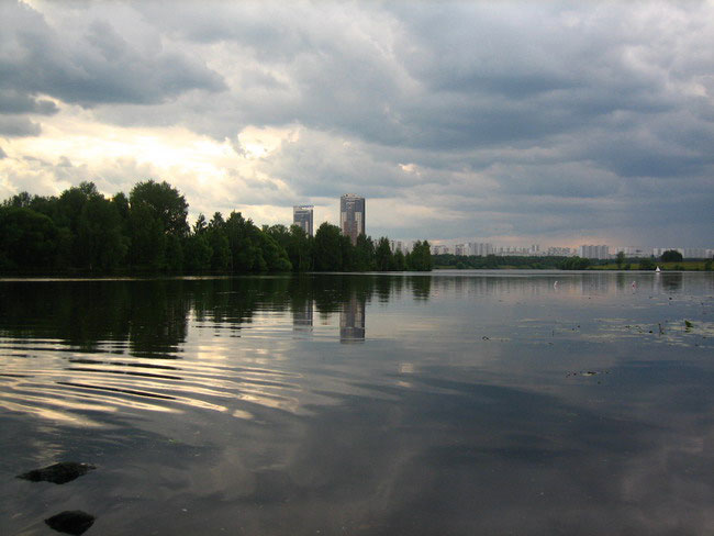 Там где Химка впадает в Москва-реку