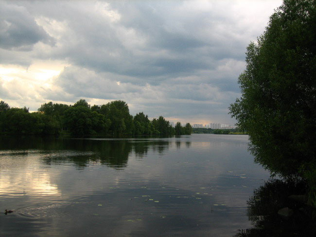 Там где Химка впадает в Москва-реку