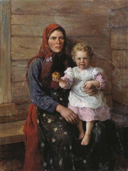 3. 1903 Сычков. Няня (сестра художника).jpg
