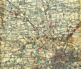 Карта Москвы 1925 г.