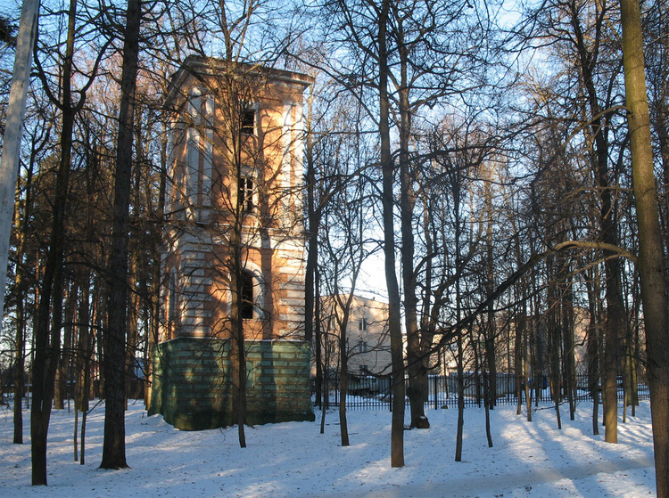 Морозный день в усадьбе Валуево