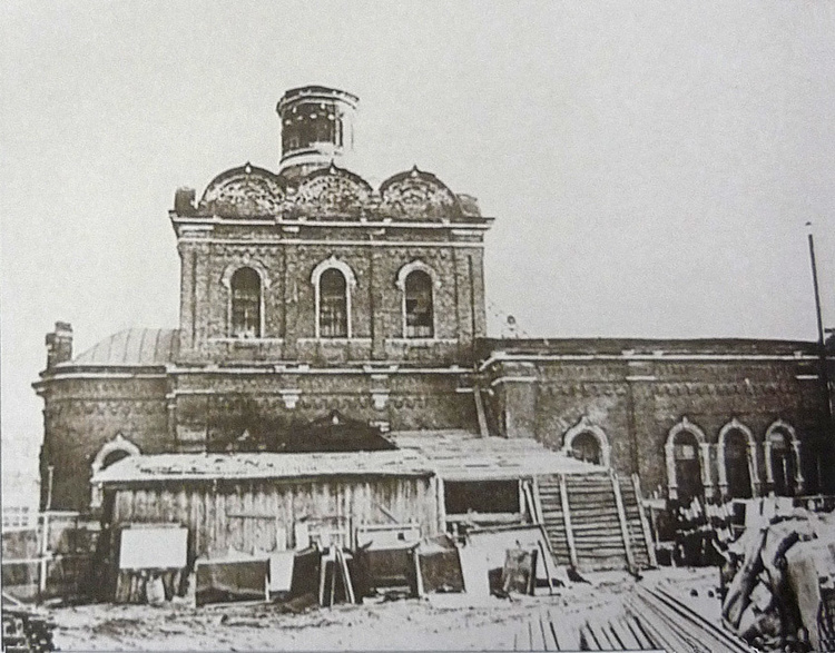 церковь Спаса Преображения в Тушино, 1978 г., вид с севера