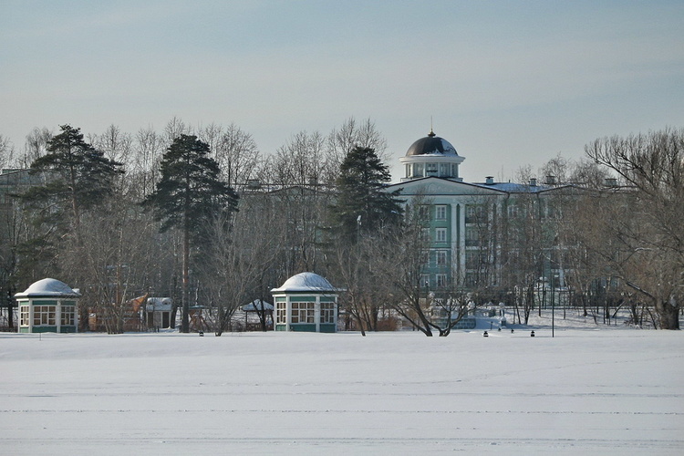 Февральский день. Химкинское водохранилище.