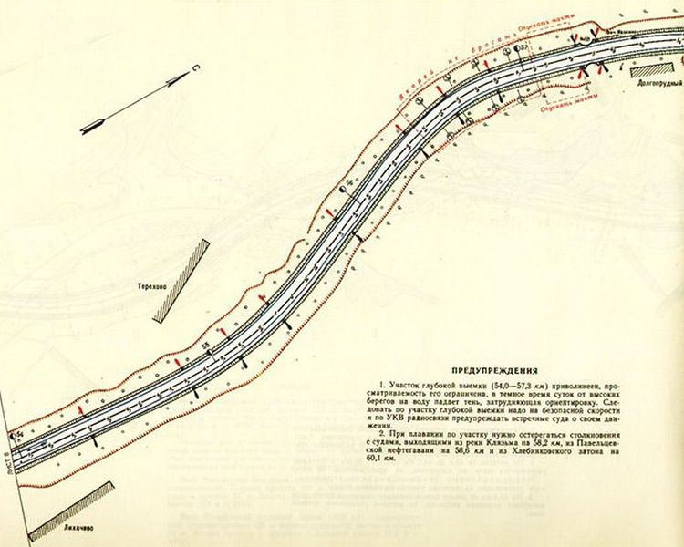 Карта шлюзов на москве реке