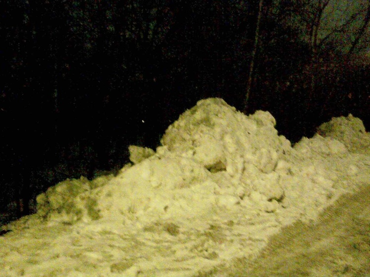 "Снегоплавильный пункт" на Никольской дамбе