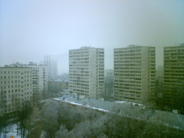 Осень из окна на Нелидовской 25 к.1