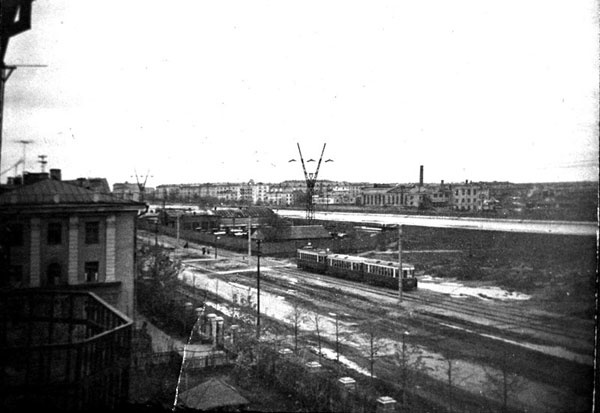 Строительство трамвайной линии в Тушино - как это было (архивные документы и фото).