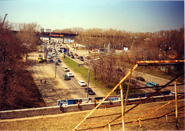 Развязка на Волоколамском шоссе. Начало строительства.