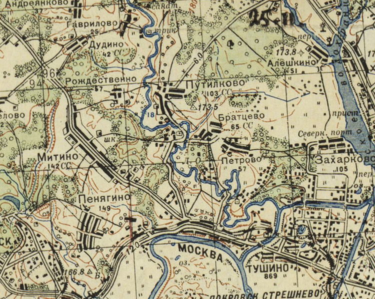Карта Генштаба-1941