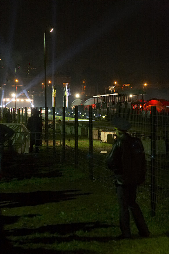 Первая легальная ночная  гонка стритрейсеров в Тушино