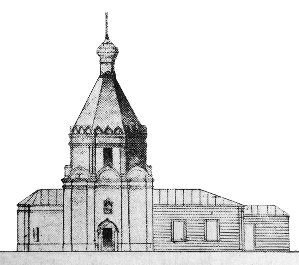 церковь Андрея Стратилата (1580 - 1890) в селе Спас